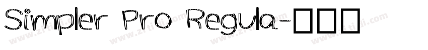 Simpler Pro Regula字体转换